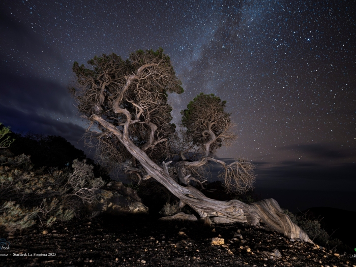 El fotógrafo Arai Alonso gana el premio a la mejor colección del concurso de Fotografía Nocturna Starstrek La Frontera 2025